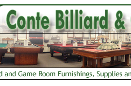 Billiard and Game Room Furnishings, Supplies and Service for over 50 years