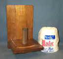 WOODEN CONE TALC HOLDER w/CONE TALC