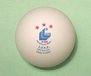 THREE STAR TABLE TENNIS BALL - White
