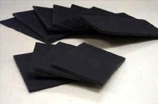 RUBBER CUSHION FACINGS, Set of 12