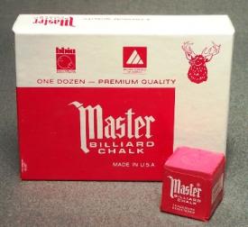 MASTER BILLIARD CHALK (RED)