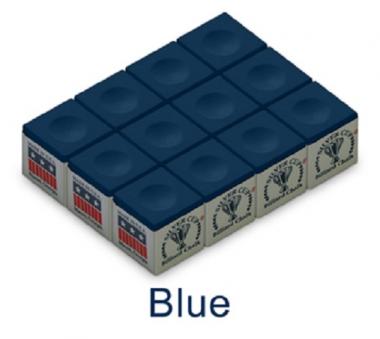 SILVER CUP BILLIARD CHALK (BLUE)