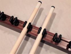 Wooden Wall Rack,Two-piece, Walnut 2